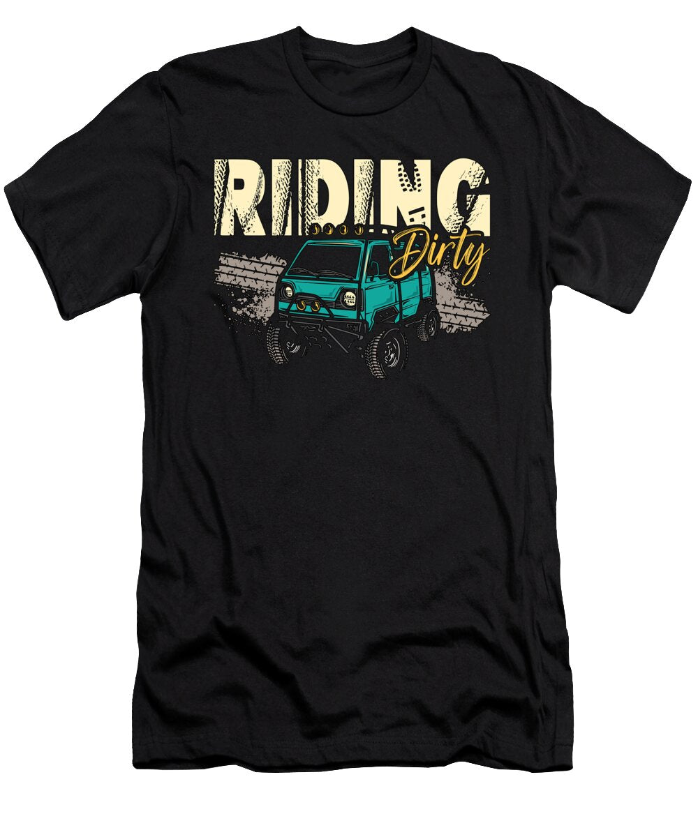 Off Road Racing Riding Dirty Roadtrip Motocross Tshirtconcepts Marvin Poppe T-Shirt