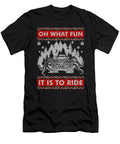 Oh What Fun It Is to Ride Ugly Christmas Sweater Tinh Tran Le Thanh T-Shirt