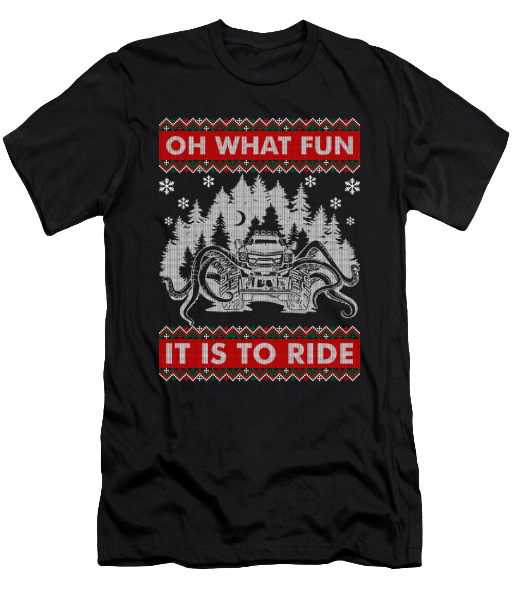 Oh What Fun It Is to Ride Ugly Christmas Sweater Tinh Tran Le Thanh T-Shirt