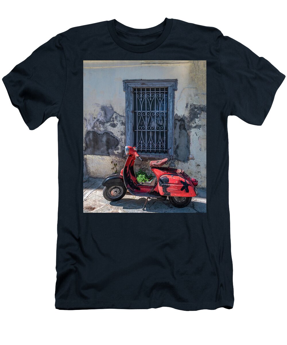 Old City Athens Vintage Motorcycle Marcy Wielfaert T-Shirt