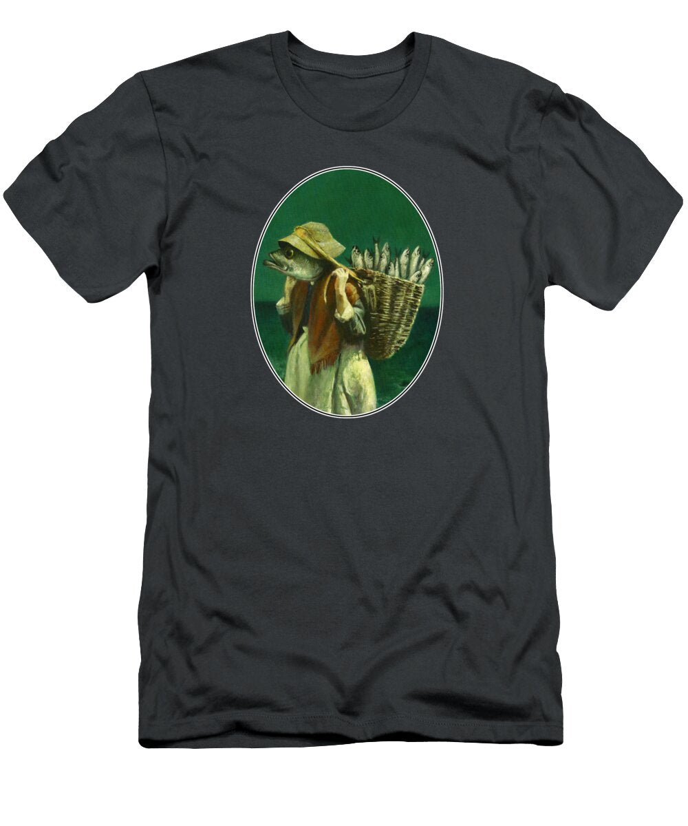 Old Fishwife Oval Michael Thomas T-Shirt