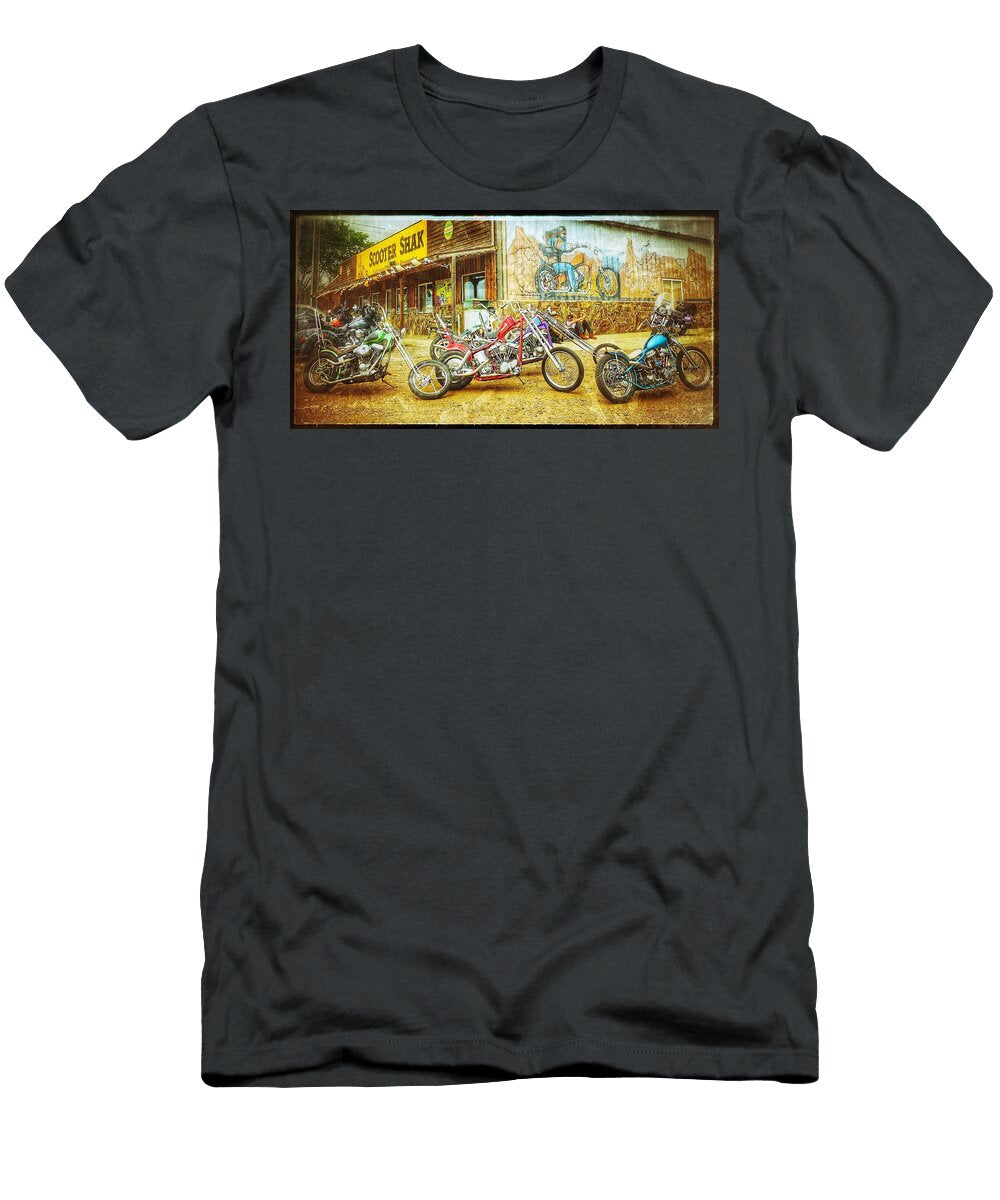 Old School Scooter Shak Groovy Mary Tastad T-Shirt