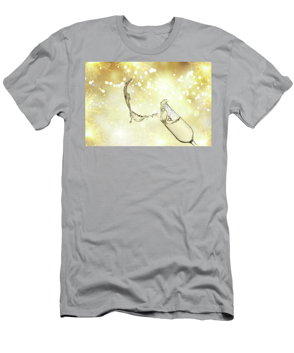 One Champagne Glass Anastasy Yarmolovich T-Shirt