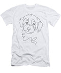One Line Cockapoo Portrait Rachel Stribbling T-Shirt