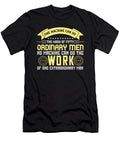 One Machine Can Do the Work of Fifty Ordinary Men No Machine Can Do the Work of One Extraordinary Man Jacob Zelazny T-Shirt