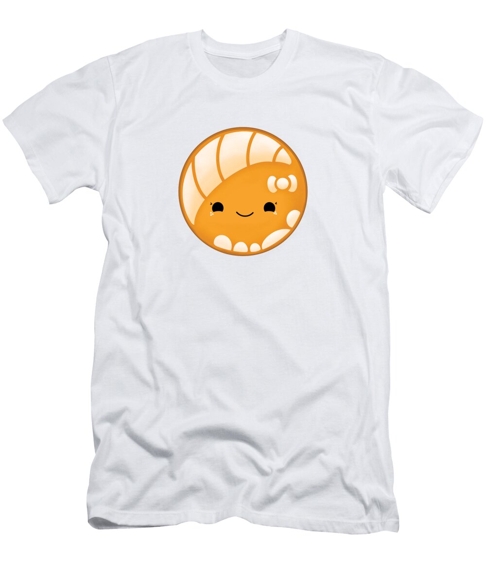 Orange Concha Pan Dulce Mexican Sweet Bread Ivan Florentino Ramirez T-Shirt