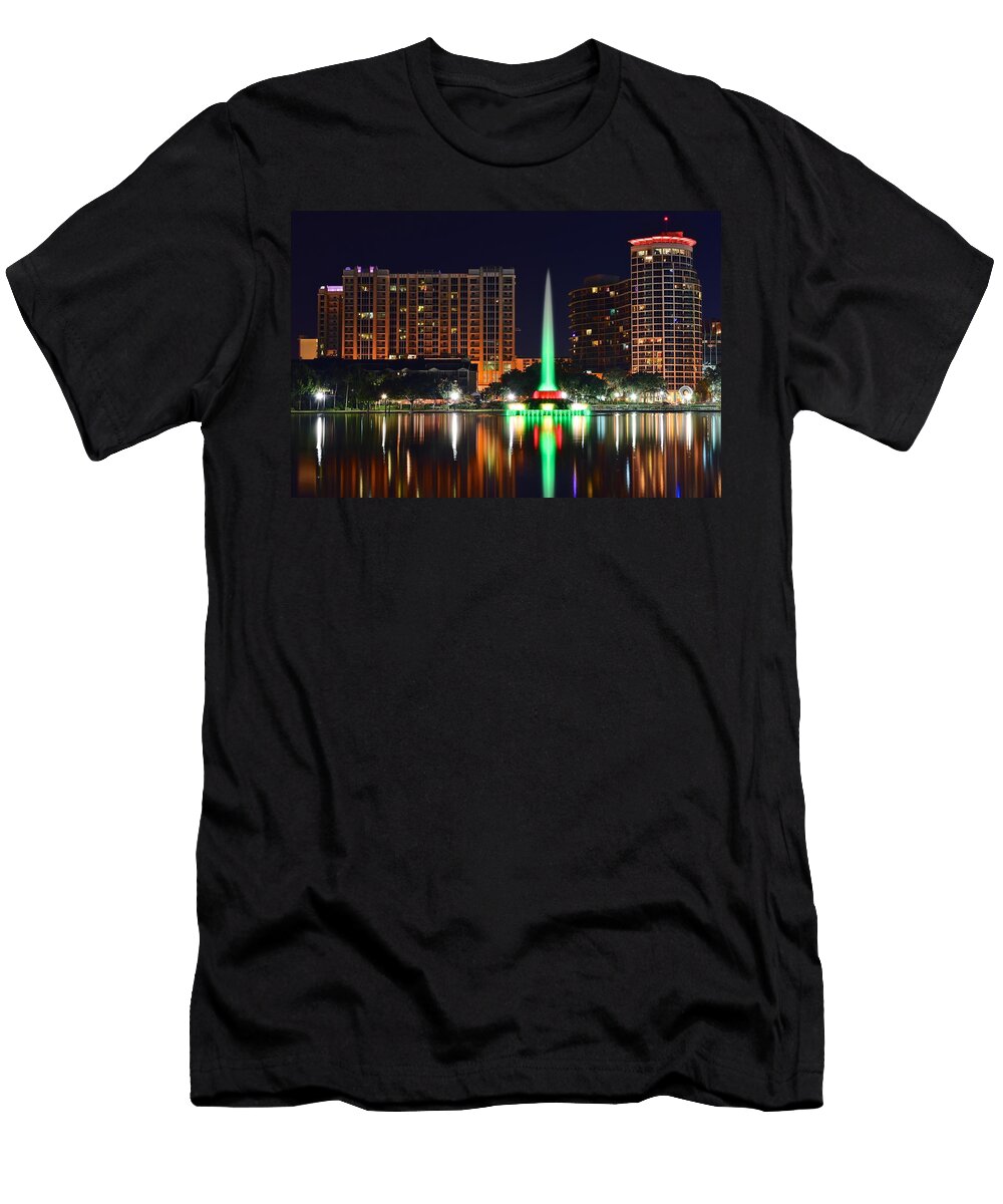 Orlando At Night Frozen in Time Fine Art Photography T-Shirt