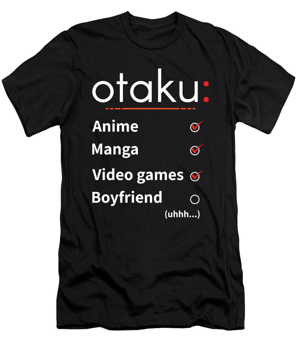 Otaku Girl Woman Funny Flyingupload T-Shirt