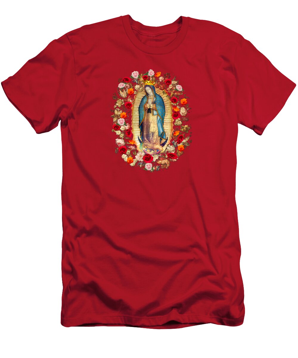 Our Lady of Guadalupe Roses Juan Diego T-Shirt