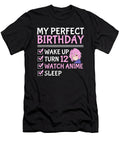 Overcome Courageous 12th Perfect Birthday Watch Anime 12 Years Old Anime Girls Gift for Fan Ezone Prints T-Shirt