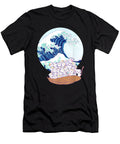 Overcome Courageous Kanagawa Kittens Sweet Kawaii Cats Traveling to Japan Fan Ezone Prints T-Shirt