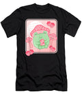 Overcome Courageous Kawaii Frog Pink Strawberry Milk Mushroom Aesthetic Anime Fan Ezone Prints T-Shirt