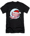 Overcome Hardship Axolotl Christmas Eve Japanese Kawaii Strawberry Milk Anime Cute Fan Ezone Prints T-Shirt