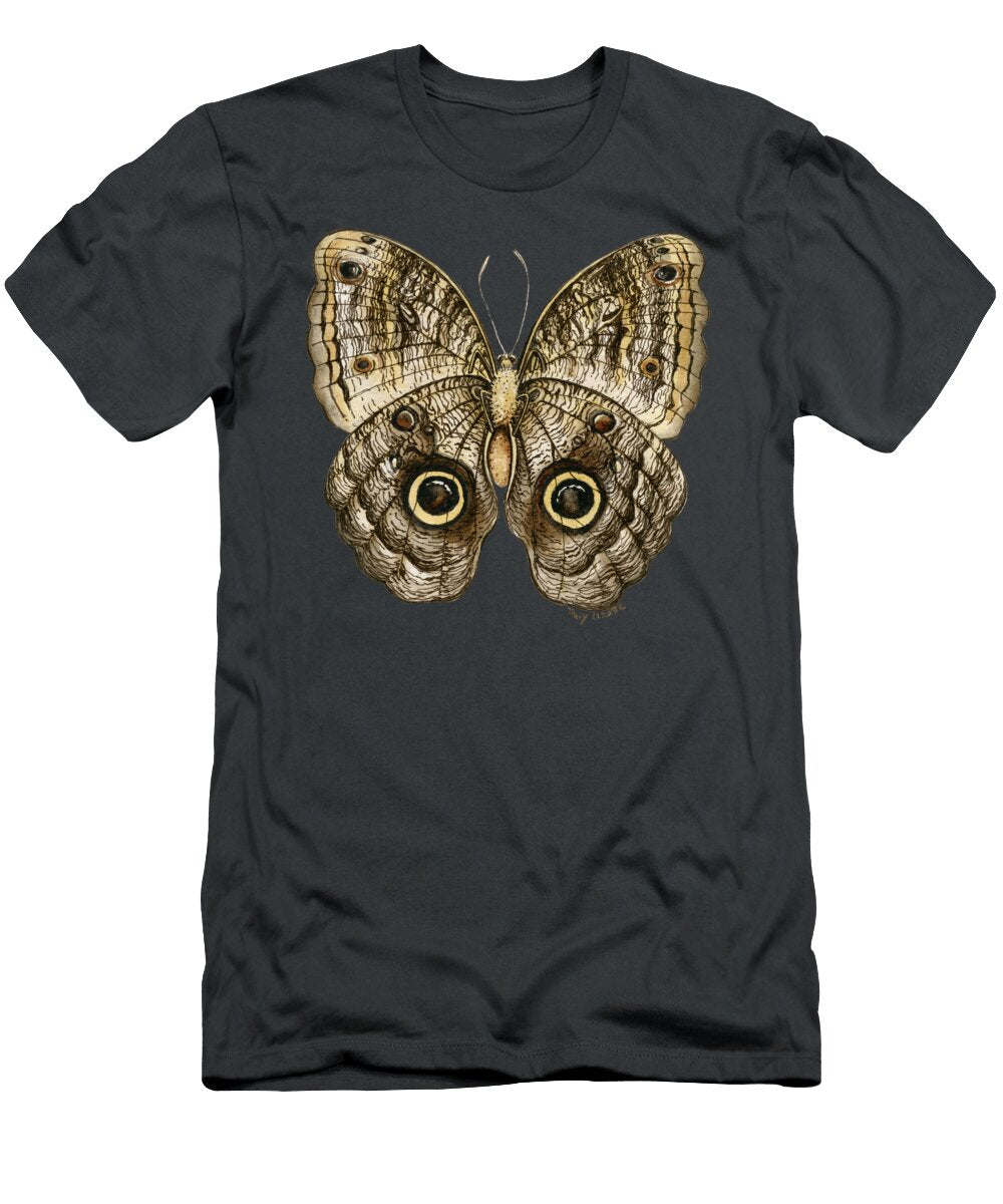 Owl Butterfly Tracy Lizotte T-Shirt