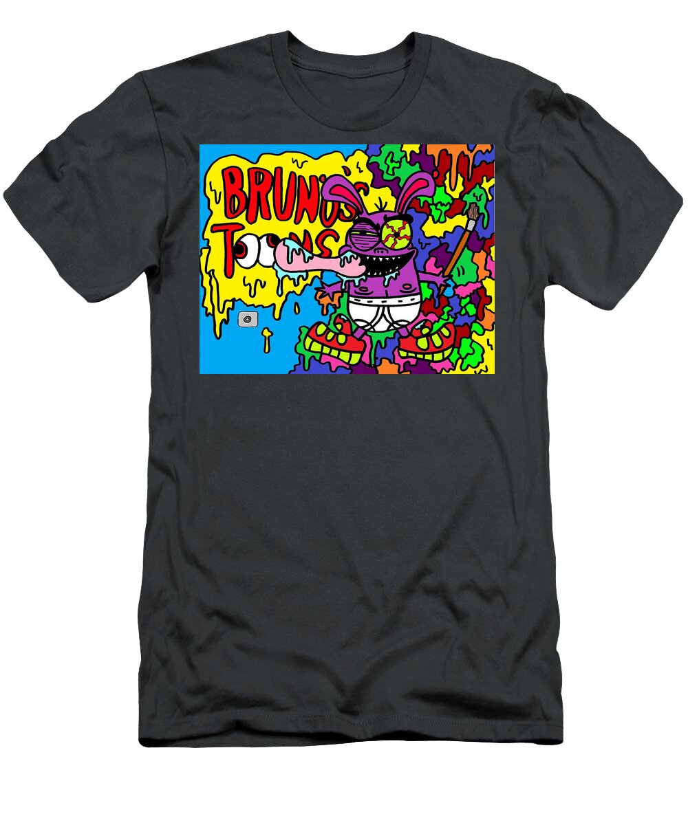 Painting with No Pants Adam Bruno T-Shirt