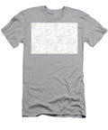 Pale Green and White Wacky Retro Circle Pattern Petite Pattern Minimal Graphic Designs T-Shirt