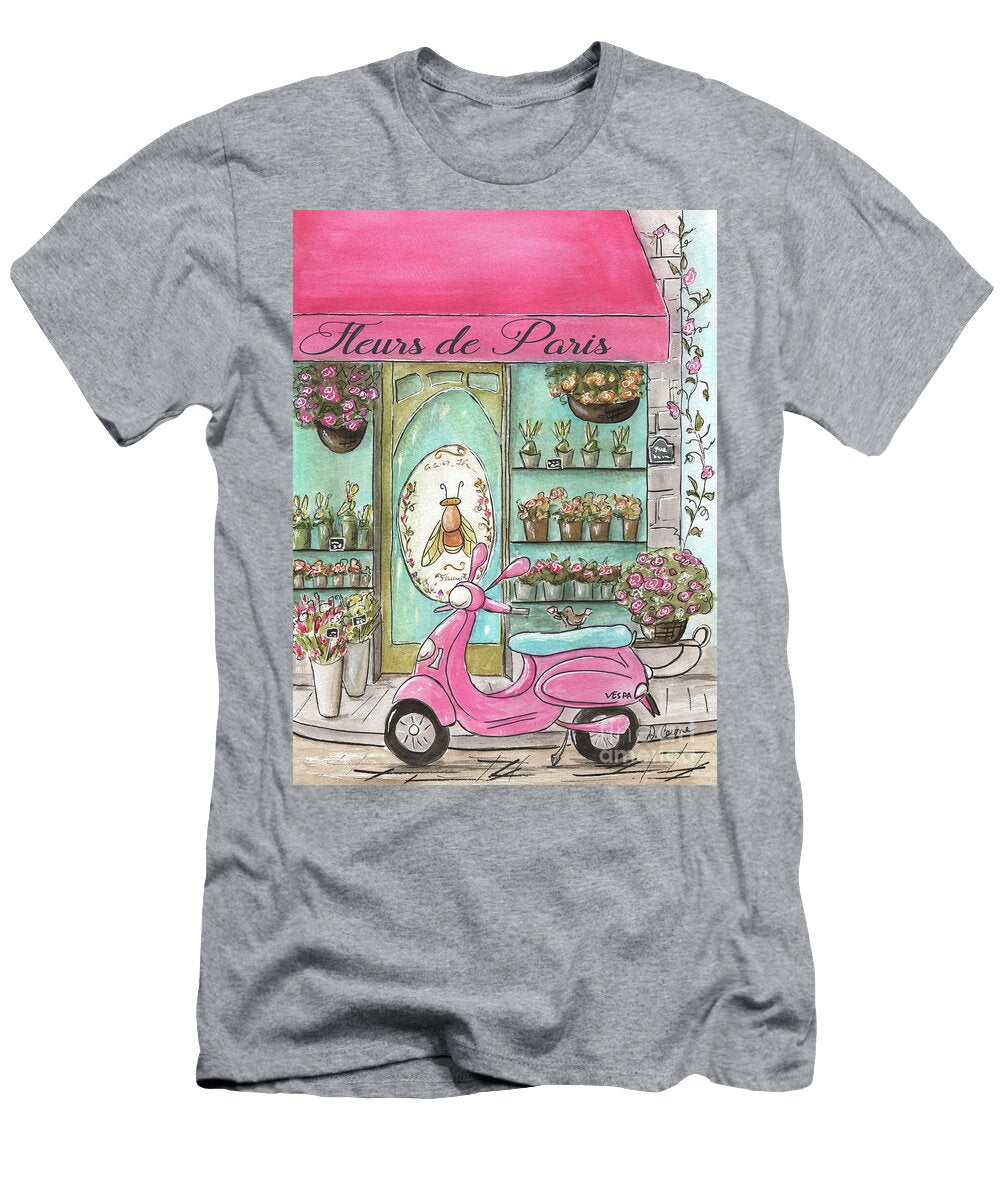 Paris Flower Shop Fleurs De Paris Cerone Debbie T-Shirt