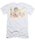 Passport Stamps Background Tim Hester T-Shirt