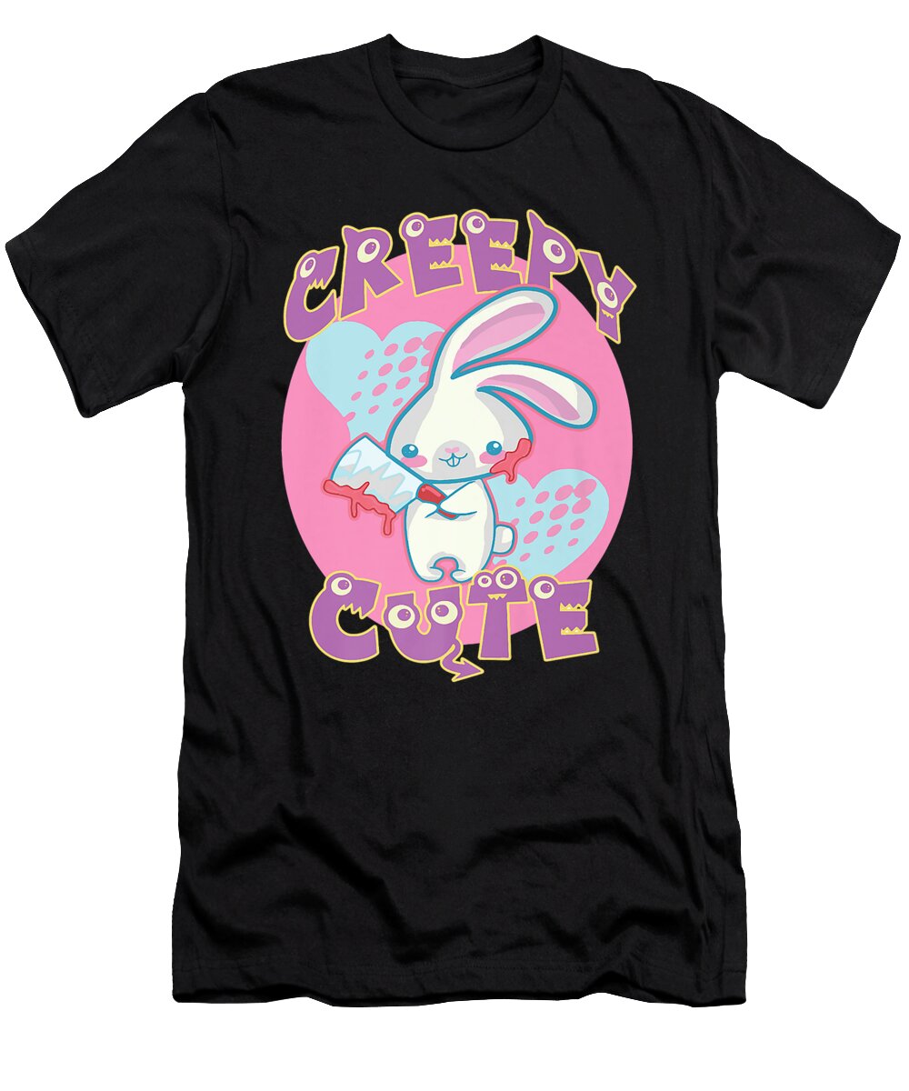 Pastel Goth Grunge Creepy Cute Kawaii Yami Funny Ezone Prints T-Shirt