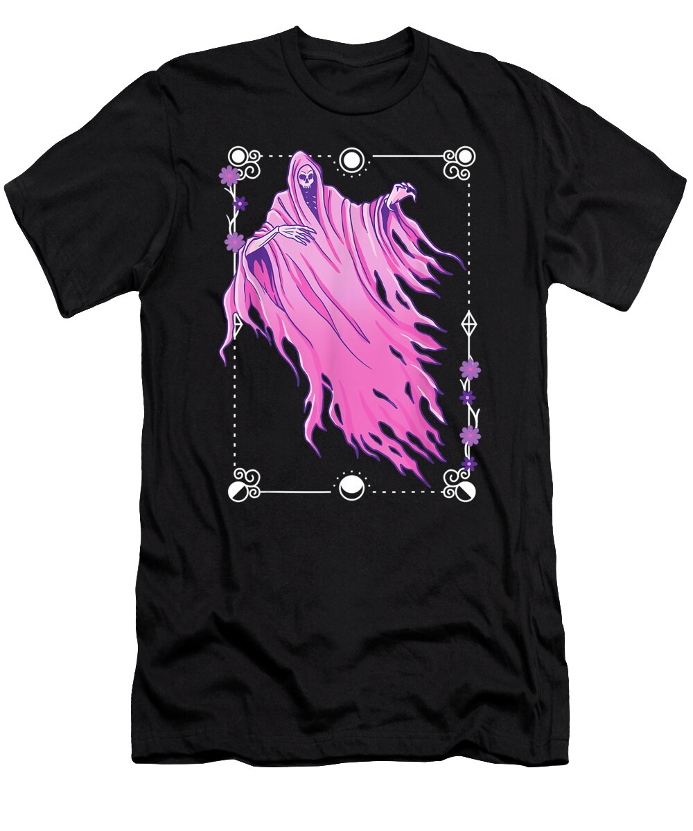 Pastel Goth Tarot Card Grim Reaper Death Card Dnt Prints T-Shirt