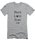 Peace Love Paws Lisa S Baker T-Shirt