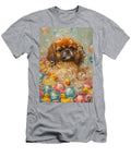 Pekingese Dog in a Bubbly Bathtub Scene Adrien Efren T-Shirt