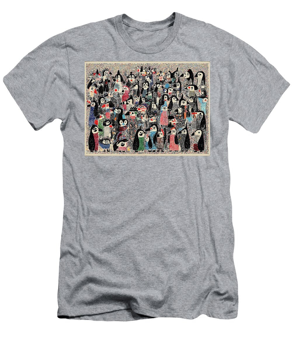 Penguins Seascape 122 Fabrizio Cassetta T-Shirt
