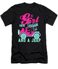 Persian Cat a Girl Her Persian Cat and a Jeep Tinh Tran Le Thanh T-Shirt