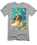 Petit Basset Griffon Vendeen Dog Enjoying a Bubbly Bath Adrien Efren T-Shirt