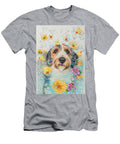 Petit Basset Griffon Vendeen Dog Frolicking in a Bubbly Bathtub Adrien Efren T-Shirt