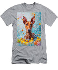 Pharaoh Hound Dog Frolicking in a Bubbly Bathtub Adrien Efren T-Shirt