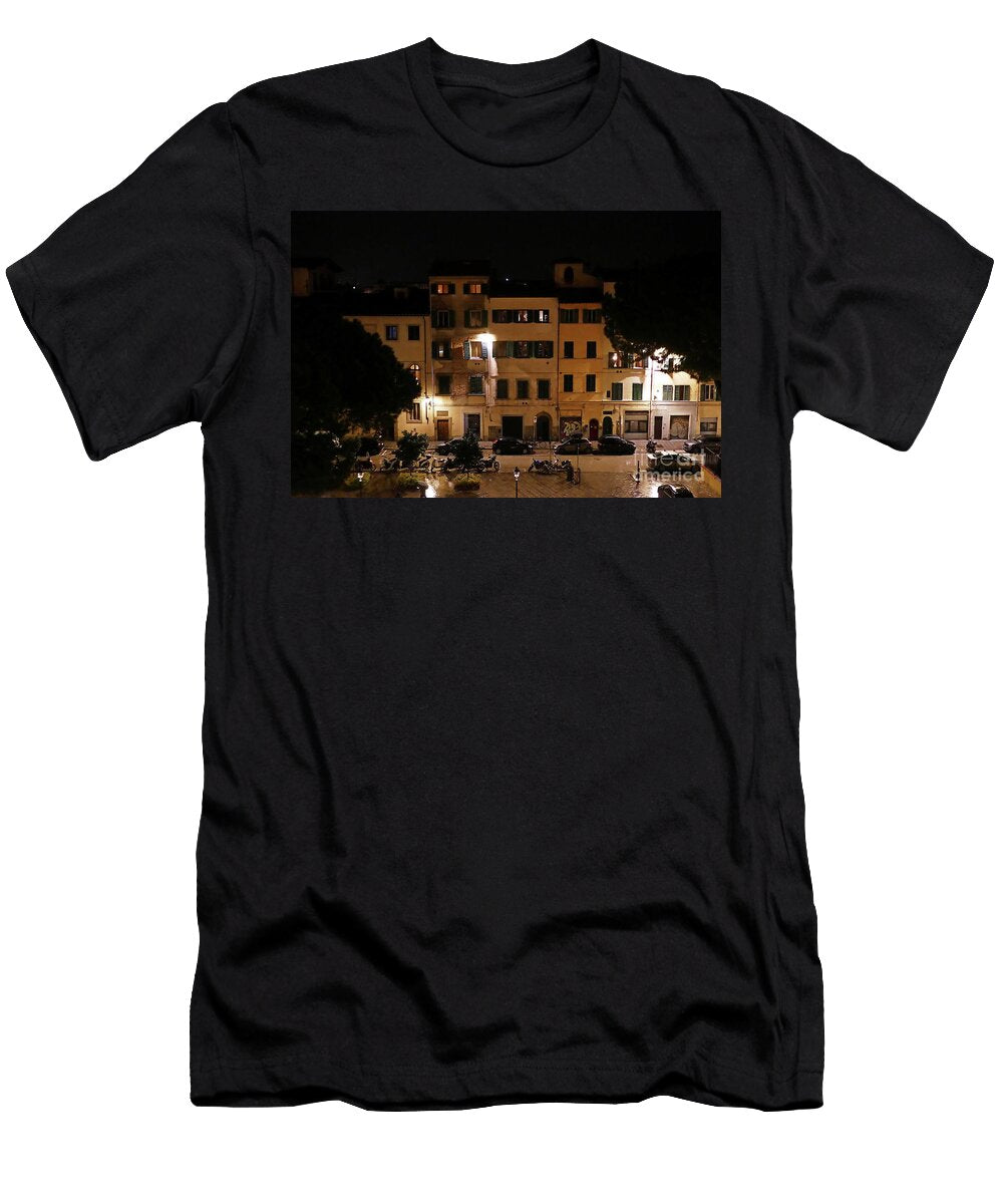 Piazza Dei Ciompi At Night Paul Boizot T-Shirt