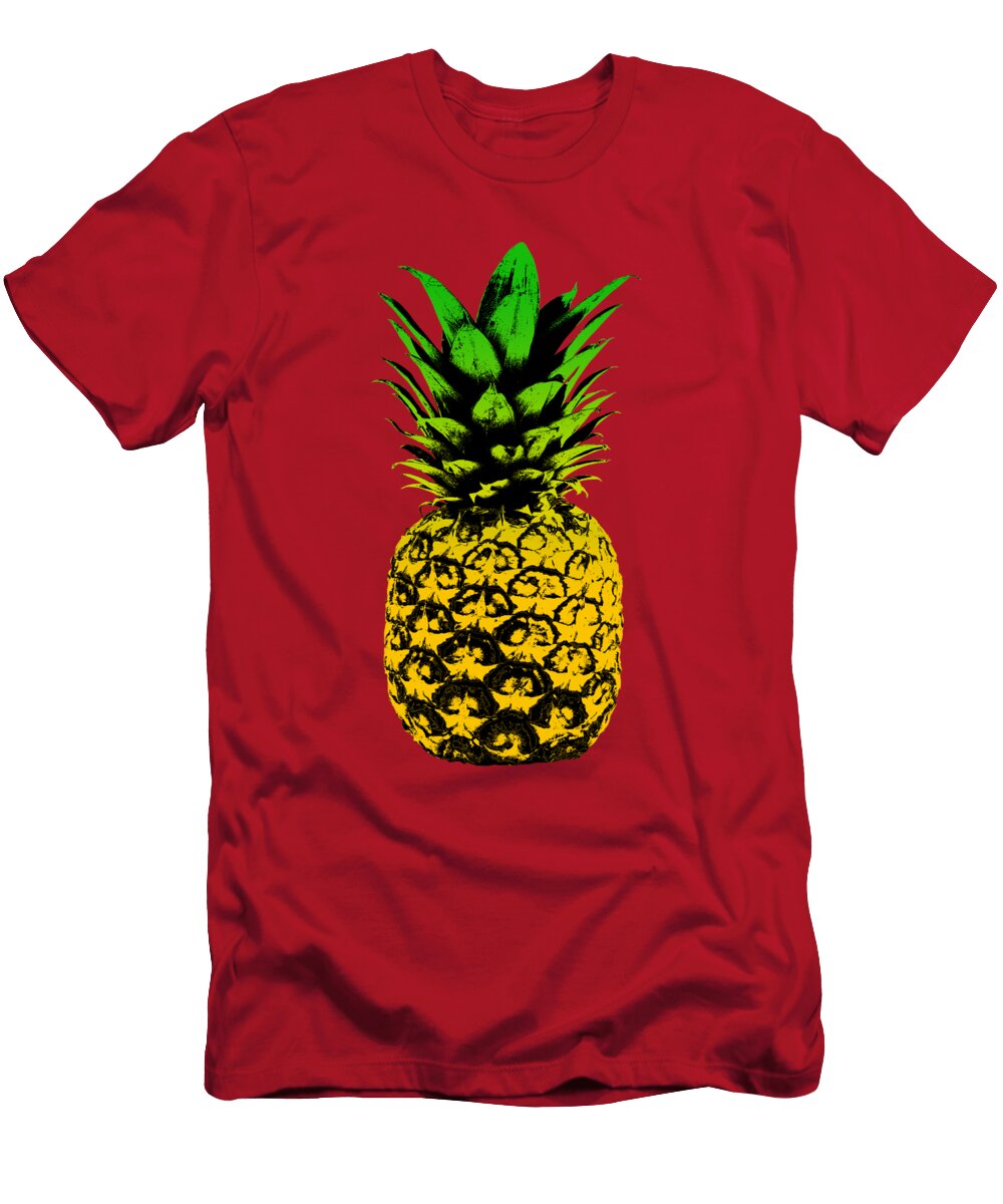Pineapple on Vintage Paper 03 Bobbi Freelance T-Shirt