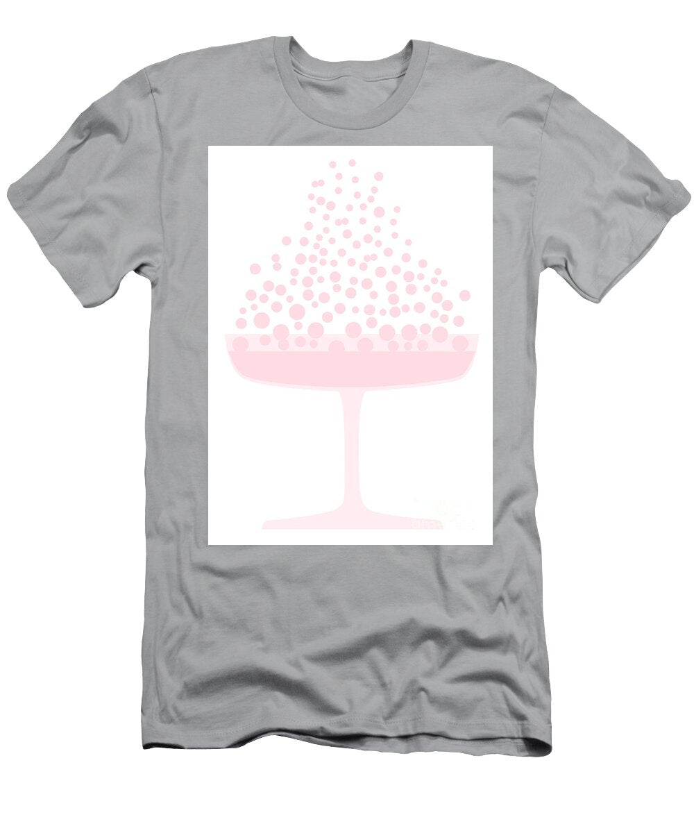Pink Champagne Bubbles Bigalbaloo Stock T-Shirt