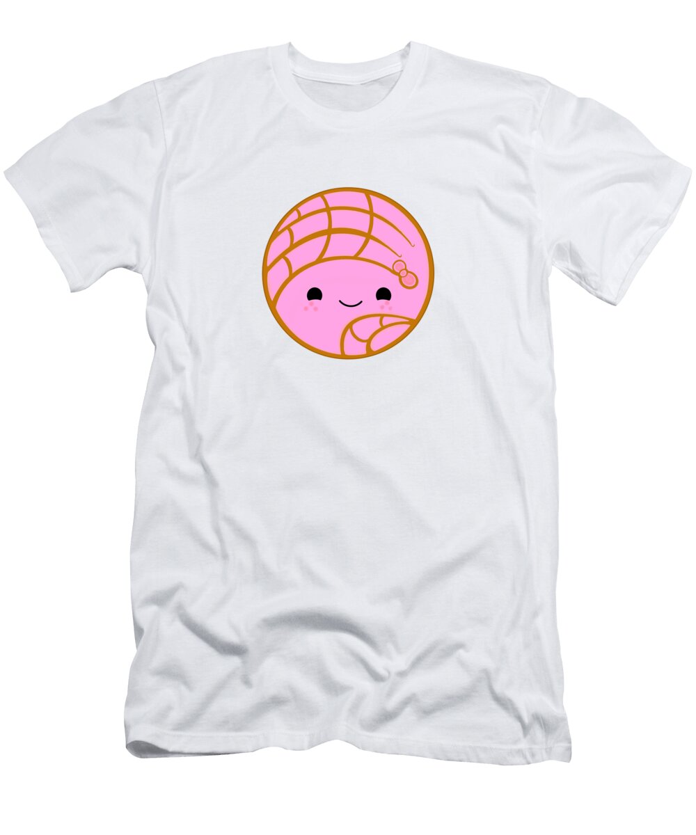 Pink Chibi Concha Pan Dulce Ivan Florentino Ramirez T-Shirt
