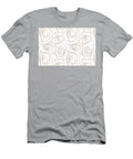 Pink Clay and White Wacky Retro Circle Pattern Petite Pattern Minimal Graphic Designs T-Shirt