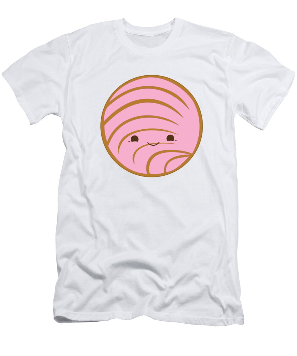 Pink Concha Pan Dulce Mexican Sweet Bread Ivan Florentino Ramirez T-Shirt