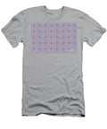 Pink Geometric Wacky Circle Pattern V13 Pantones Color of the Year 2021 Ultimate Gray and Accents Petite Patterns T-Shirt