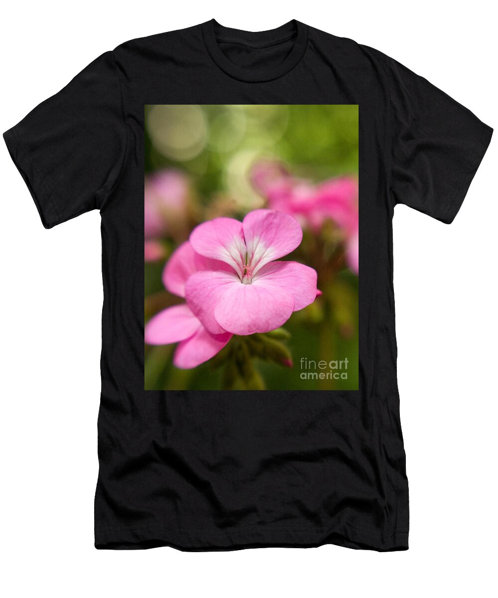 Pink Geranium Dreams Dorothy Lee T-Shirt