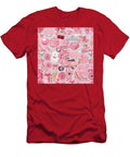 Pink Retro Sweet Life Vincent Art Studio T-Shirt