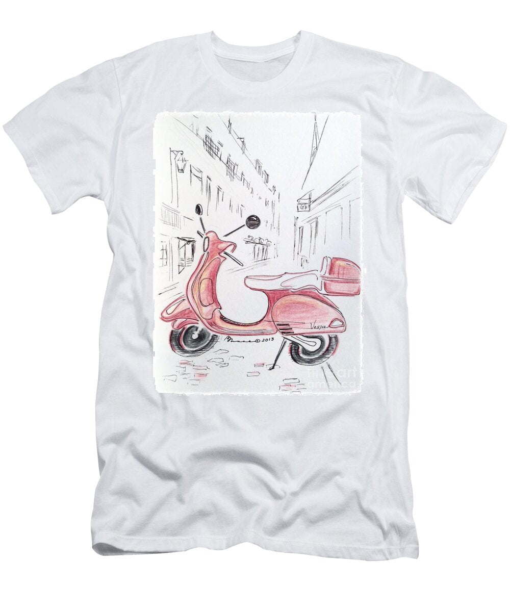 Pink Scooter Barbara Chase T-Shirt