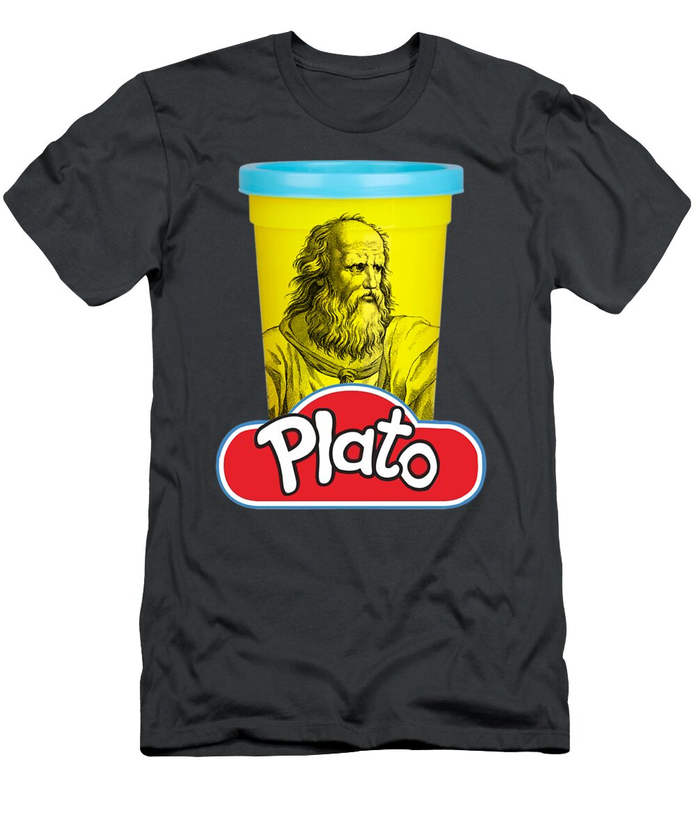 Plato Play Doh Philosophy Pun Isaak Fahrmann T-Shirt