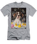 Pointer Dog Enjoying a Bubbly Bath Adrien Efren T-Shirt