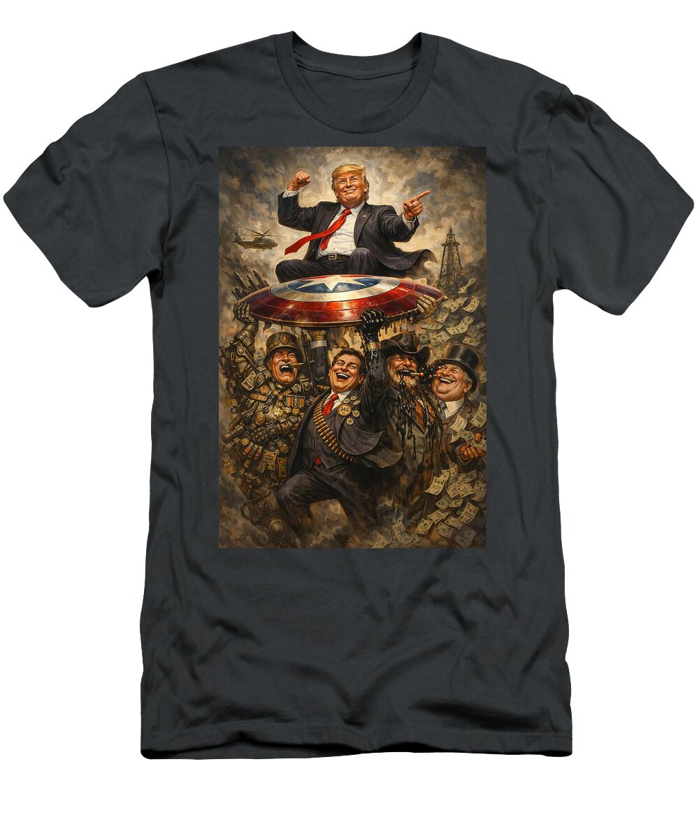 Political Satire with Trump and Allies Ego Crash T-Shirt