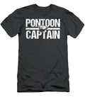 Pontoon Captain Family Boat Tri Toons Nautical Hat Cather Todor T-Shirt