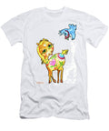 Pony and the Bluebird Watercolor Pencil Art Shelley Overton T-Shirt