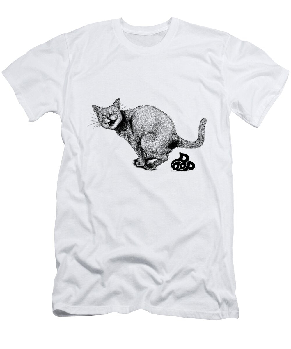 Pooping Kitty Carolina Matthes T-Shirt
