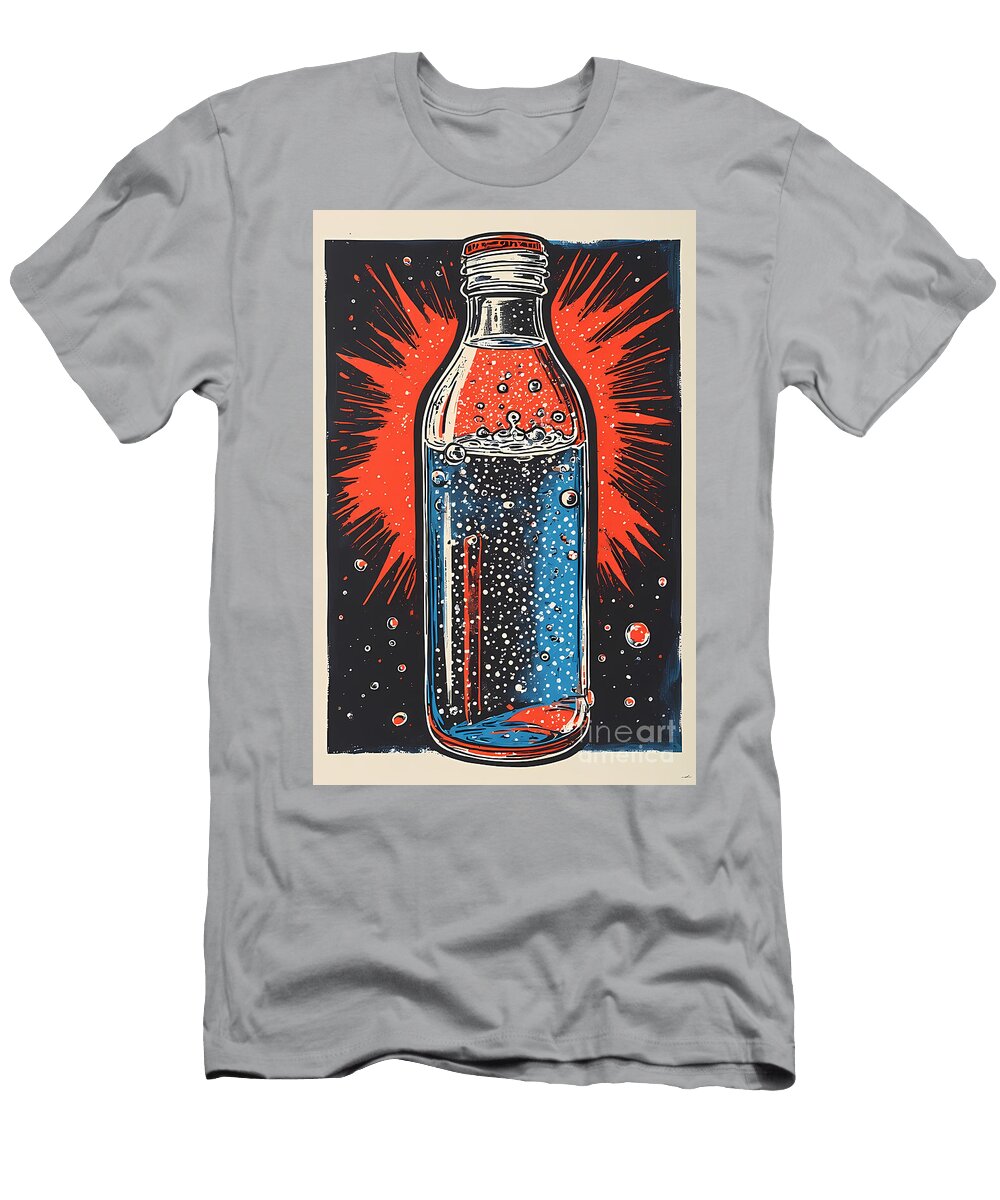 Pop Icon Bottle No 010 Bubbly Francesco Carone T-Shirt