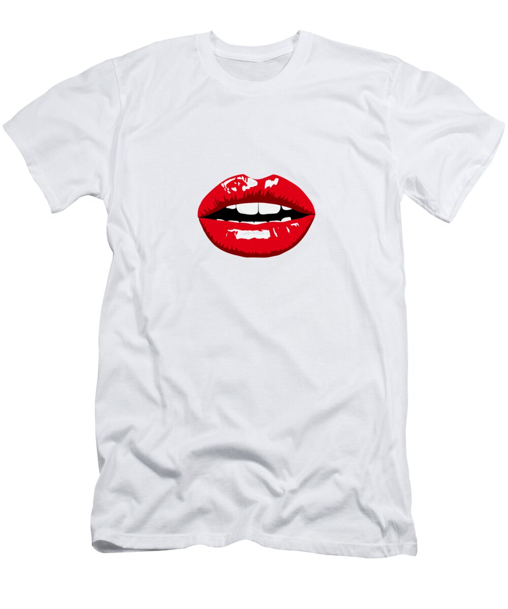 Popop Art Mouth Teeth and Lips Tom Hill T-Shirt