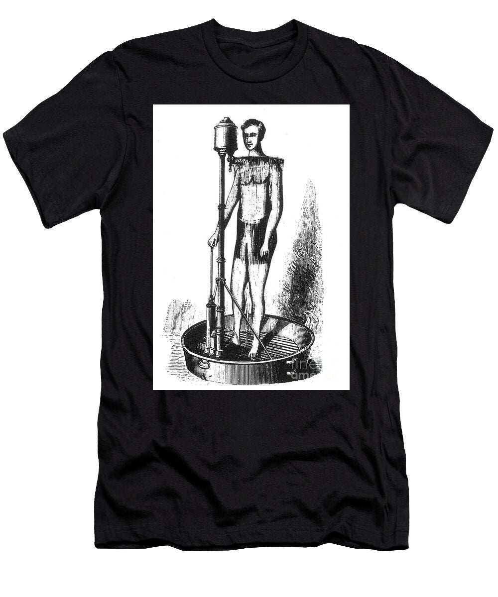 Portable Shower Bath 1880 Science Source T-Shirt